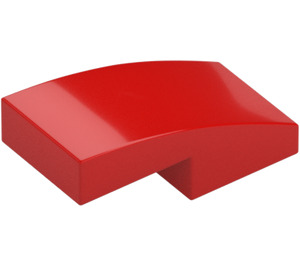 LEGO Red Slope 1 x 2 Curved (3593 / 11477)