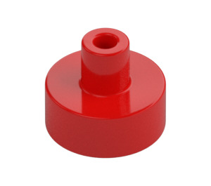 LEGO Red Tile 1 x 1 Round with Hollow Bar (20482 / 31561)