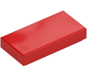 LEGO Red Tile 1 x 2 with Groove (3069 / 30070)