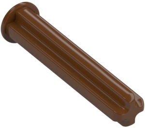 LEGO Reddish Brown Axle 3 with End Stop (24316)