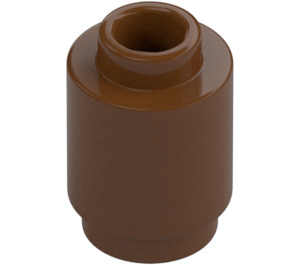 LEGO Reddish Brown Brick 1 x 1 Round with Open Stud (3062 / 35390)