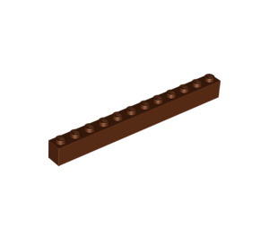 LEGO Reddish Brown Brick 1 x 12 (6112)