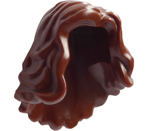 LEGO Reddish Brown Mid-Length Wavy Hair (23187)