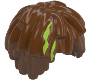 LEGO Short Hair with Layered Mop Top with Lime Streaks (2003 / 103025)