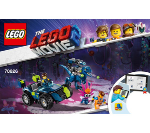 LEGO Rex's Rex-treme Offroader! Set 70826 Instructions