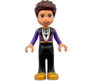 LEGO River with Purple Jacket Minifigure