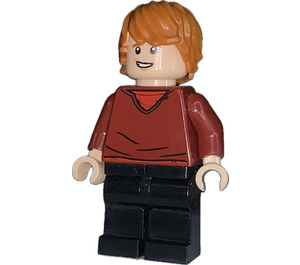 LEGO Ron Weasley with Dark Red Jumper and Black Legs Minifigure