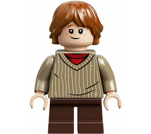 LEGO Ron Weasley with Dark Tan Jumper Minifigure