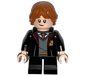 LEGO Ron Weasley with Gryffindor Robe Open Minifigure