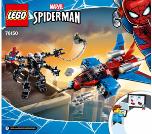 LEGO Spiderjet vs. Venom Mech Set 76150 Instructions