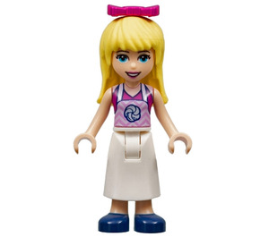 LEGO Stephanie, Magenta Top, White Apron Minifigure