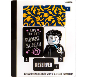 LEGO Sticker Sheet for Set 21319 (66529)