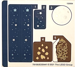 LEGO Sticker Sheet for Set 40484