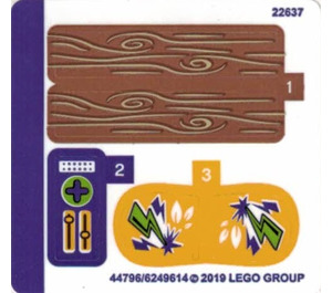 LEGO Sticker Sheet for Set 41363 (44796)