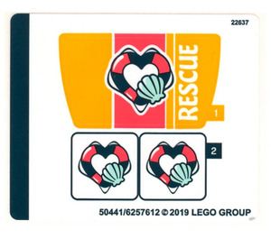 LEGO Sticker Sheet for Set 41376 (50441)