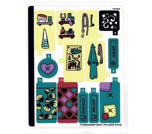 LEGO Sticker Sheet for Set 41683 (77539)