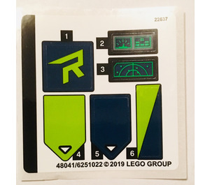 LEGO Sticker Sheet for Set 70826 (48041)
