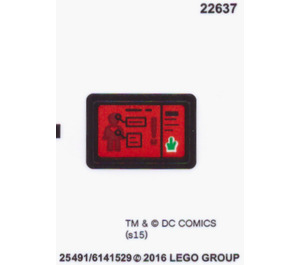 LEGO Sticker Sheet for Set 76044 (25491 / 25507)