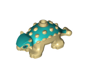 LEGO Ankylosaurus Baby with Dark Turquoise Back (80572)