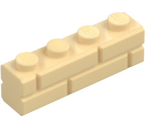 LEGO Brick 1 x 4 with Embossed Bricks (15533)