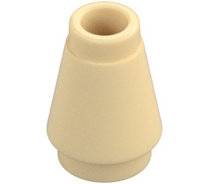 LEGO Tan Cone 1 x 1 with Top Groove (28701 / 59900)