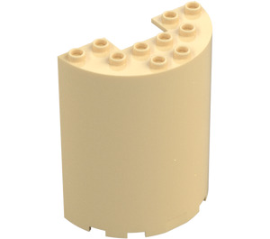 LEGO Cylinder 3 x 6 x 6 Half (35347 / 87926)