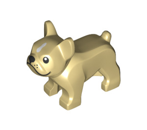 LEGO Tan Dog - French Bulldog with White Hair Patch (32892 / 79490)