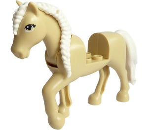 LEGO Tan Horse with Braided Mane (77475)