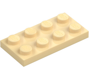 LEGO Tan Plate 2 x 4 (3020)