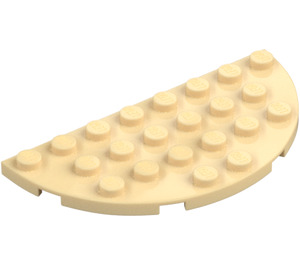 LEGO Tan Plate 4 x 8 Round Half Circle (22888)