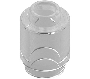 LEGO Transparent Brick 1 x 1 Round with Open Stud (3062 / 35390)