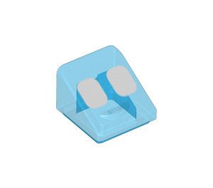LEGO Slope 1 x 1 (31°) with White Rounded Rectangles (35338 / 100162)