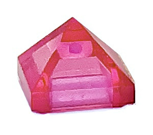 LEGO Transparent Dark Pink Slope 1 x 1 x 0.7 Pyramid (22388 / 35344)