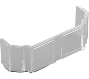 LEGO Glass for Train Front 2 x 6 x 2 (17457 / 47490)