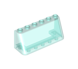 LEGO Transparent Light Blue Windscreen 2 x 6 x 2 (4176 / 35336)