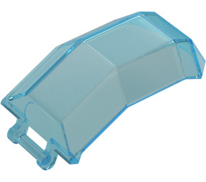 LEGO Transparent Light Blue Windscreen 4 x 4 x 4.3 with Handle (11289 / 63791)