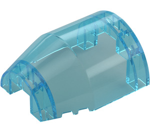 LEGO Transparent Light Blue Windscreen 6 x 7 x 2.3 (92832)