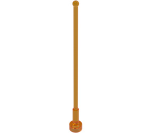 LEGO Transparent Orange Antenna 1 x 8 (2569 / 47094)