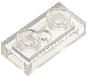 LEGO Transparent Plate 1 x 2 (3023 / 28653)