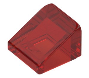 LEGO Transparent Red Slope 1 x 1 (31°) (50746 / 54200)