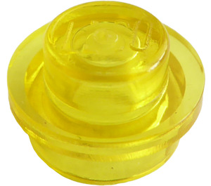 LEGO Transparent Yellow Plate 1 x 1 Round (6141 / 30057)