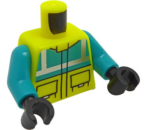 LEGO Ambulance Driver Minifig Torso (973 / 76382)