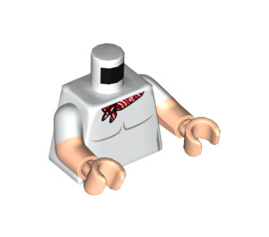 LEGO White Antoni Porowski Torso (973 / 79502)