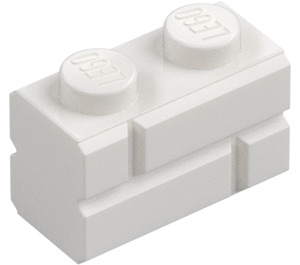 LEGO Brick 1 x 2 with Embossed Bricks (98283)