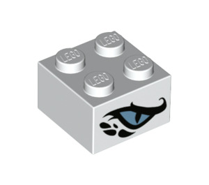 LEGO Brick 2 x 2 with Ultra Dragon Eyes (3003 / 45002)