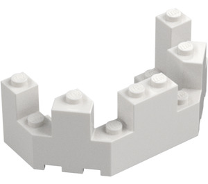 LEGO Brick 4 x 8 x 2.3 Turret Top (6066)