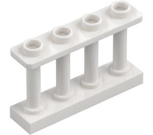 LEGO Fence Spindled 1 x 4 x 2 with 4 Top Studs (15332)