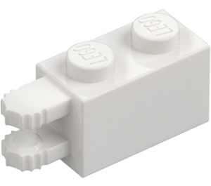 LEGO Hinge Brick 1 x 2 Locking with Dual Finger on End Horizontal (30540 / 54672)