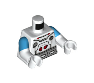 LEGO White Lunar Research Astronaut - Minifig Torso (973 / 78568)