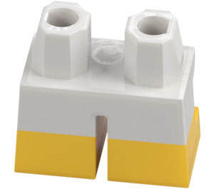 LEGO Short Legs with Yellow Shoes (37679 / 41879)